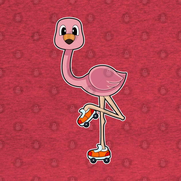 Flamingo Inline skating Roller skates by Markus Schnabel